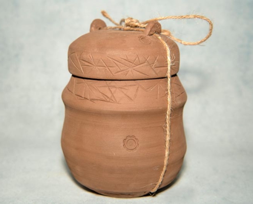 water urn bruine klei